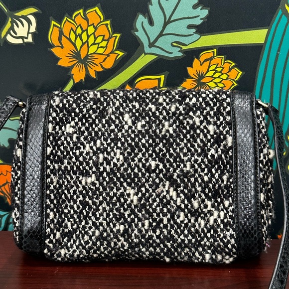 Dolce & Gabbana Tweed & Python Shoulder Bag with Padlock, Made in Italy with COA - Picture 12 of 16